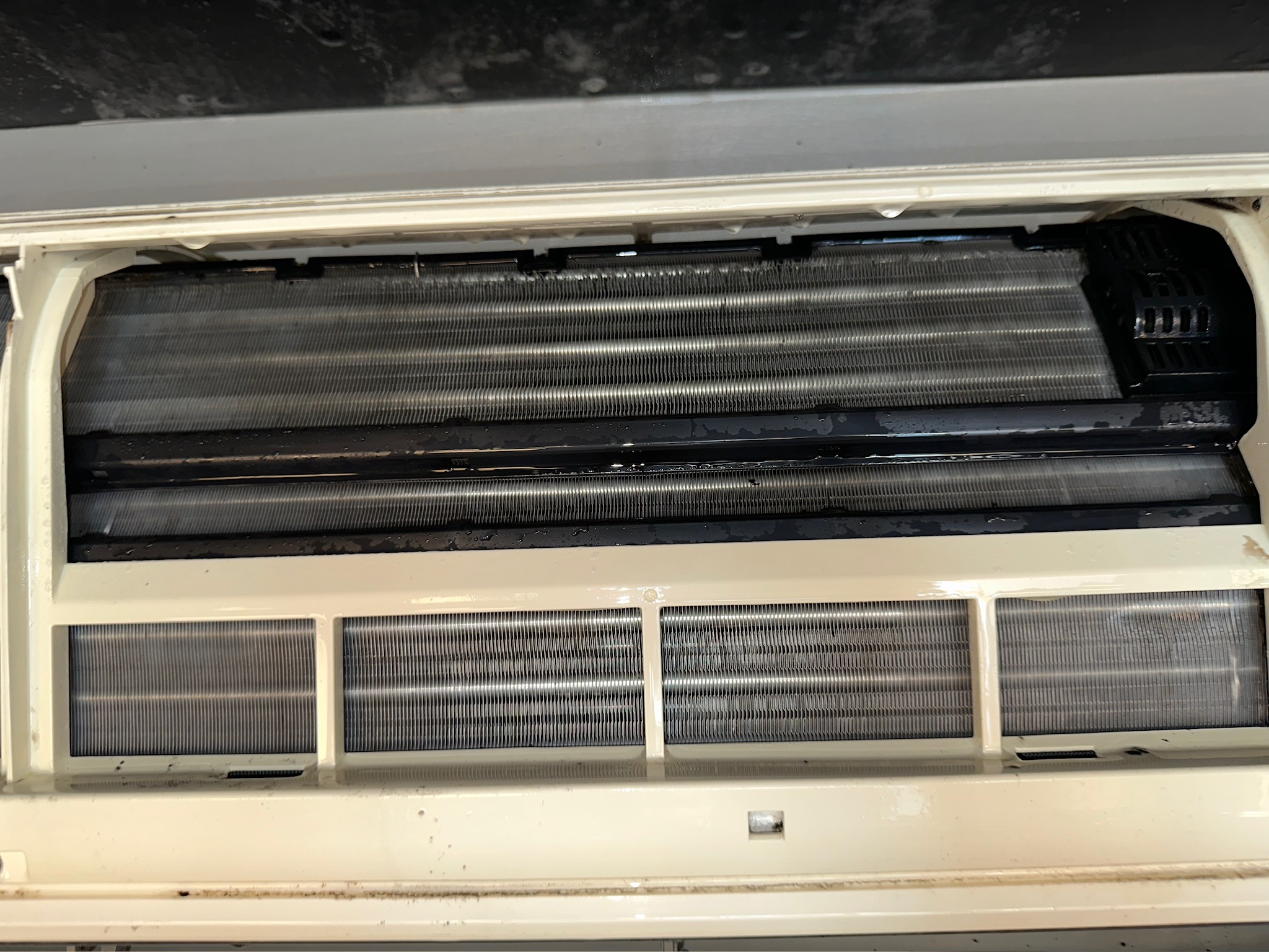 After: HVAC system installation before and after